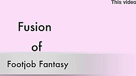 Homemade Amateur Footjob Fantasy Session