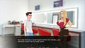 lust legacy hentai game pornplay ep 4 a pornstar sucked his cock to compare with his step dad