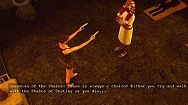 Lara Croft faces the trial in Sims 4 parody, getting anal fucked