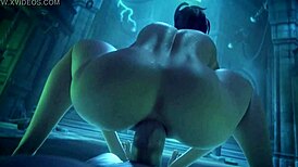 Brigitte From Overwatch Gets Intense Anal Fucking In 3D