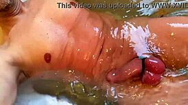 What secrets hide beneath with an underwater cock ring?