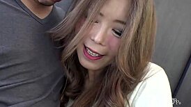 shameless super mature slut blows big tits asian cock