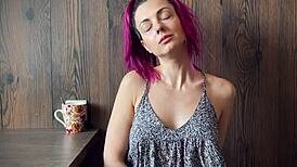 Four Intense Orgasms Experienced In The Clothed Kitchen Setting