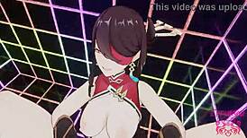 Beidou Unmasked Bitch Rides And Squirts Hard