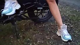 showing tits and pussy in public