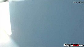 evelyn lacie tries anal for the first time