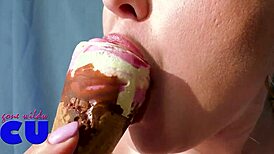 I Suck Ice Cream Like a Big Cock!