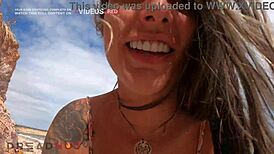 Outdoor cliff fuck with beautiful Latina dreadhot, so hot