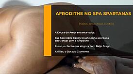 Afrodithe Dominates with Big Cock Action at Spa Spartanas