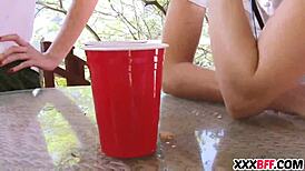 Two Bisexual camp counselors have a sizzling lesbian encounter