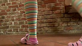 Little Sweet Girl Caught And Punished With Monster Cock