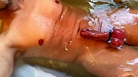 What secrets hide beneath with an underwater cock ring?