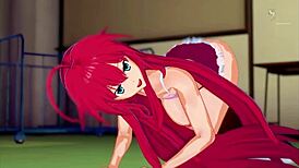 Rias Gremory Learns to Fuck Like a Porn Star!