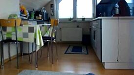 Seductive MILF with big ass and tits shows off her wet pussy