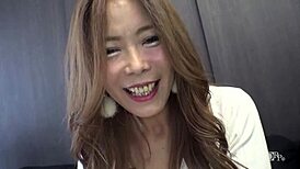 shameless super mature slut blows big tits asian cock