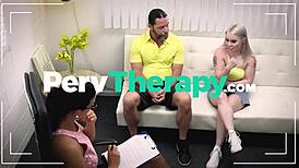 Gorgeous brunette bebe is the new personal assistant and her juicy pussy fits perfectly in the team