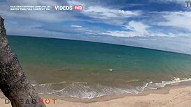 Outdoor cliff fuck with beautiful Latina dreadhot, so hot