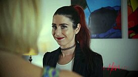 I Scissor with Her Beautiful Brunette