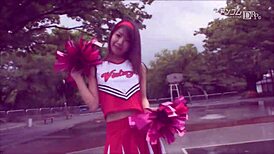 Cosplay date with cheerleader in japanese style