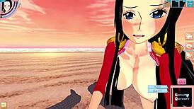 Boa Hancock en POV 3D Hentai Anime Acción