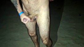 married woman shows off in public street