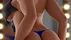 Do you want Aqua's big ass in Kingdom Hearts hentai?