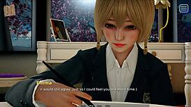 My bully turns into my lover in this hentai game