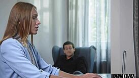 Hot Blonde Teacher Fucks Student For Good Grades