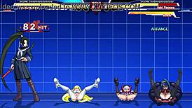 Who wins in Kuromaru vs Arcana Heart?