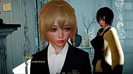 My bully turns into my lover in this hentai game