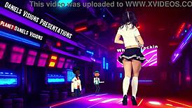 sexy strip dance with clothes ripped, what's cracking? 😎