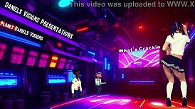 sexy strip dance with clothes ripped, what's cracking? 😎