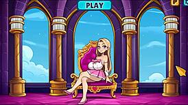 Princess Sophia Strips Naked in Hentai Game