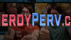 Nerds deliver cumshots on amateur faces