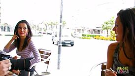 spanish girl moans, 'slap my tits while i ride your cock in doggy'