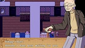 Anime girl with big ass jerks off monster cock in hentai fetish