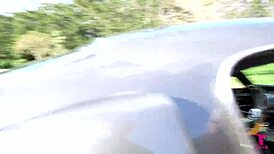 met latina babe in parking lot and fucked her in mustang?