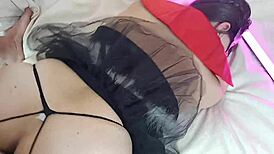 Halloween queen gets fucked by crazy hat