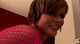 Two BBCs teach this naughty brunette threesome tricks with deep double action