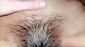 POV closeup creampie in my horny hairy pussy! 🔥