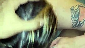 just a casual day with a blonde giving a deepthroat blowjob at walter's place