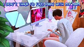 omg, cheating wife gets rough with stepson... deep throat action! 😈