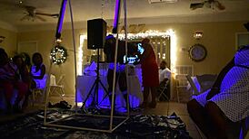 hey this male stripper glows in the dark for milfs 😍