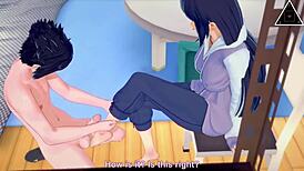 Koikatsu Hinata e Sasuke de Naruto Selvagens em Sexo Anime Sem Censura!