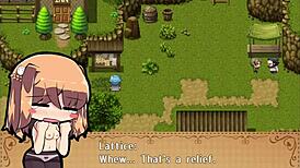 Anime girl with big ass jerks off monster cock in hentai fetish