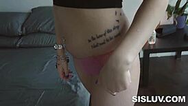 Can You Resist Naiomi Mae's Tattooed Body and Big Cock in This POV Fuck?