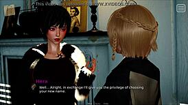 My bully turns into my lover in this hentai game