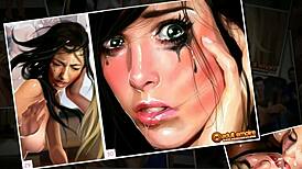 nicole heat in a hardcore group gangbang with cumshots and banging