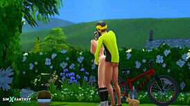 cycling trip candy behr the sims 4