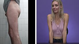 Emily Jade Rates My Explosive Cumshot Reaction Video